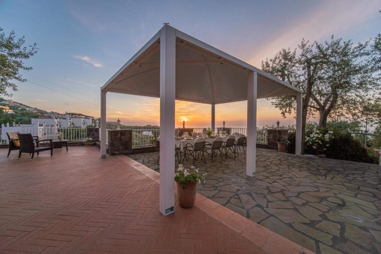 Villa Carolina Sorrento Private Heated Pool And Sea View Exterior photo