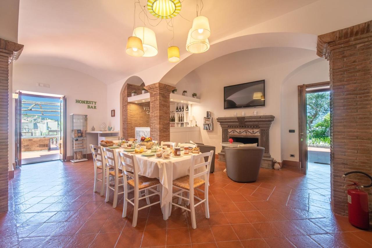 Villa Carolina Sorrento Private Heated Pool And Sea View Exterior photo