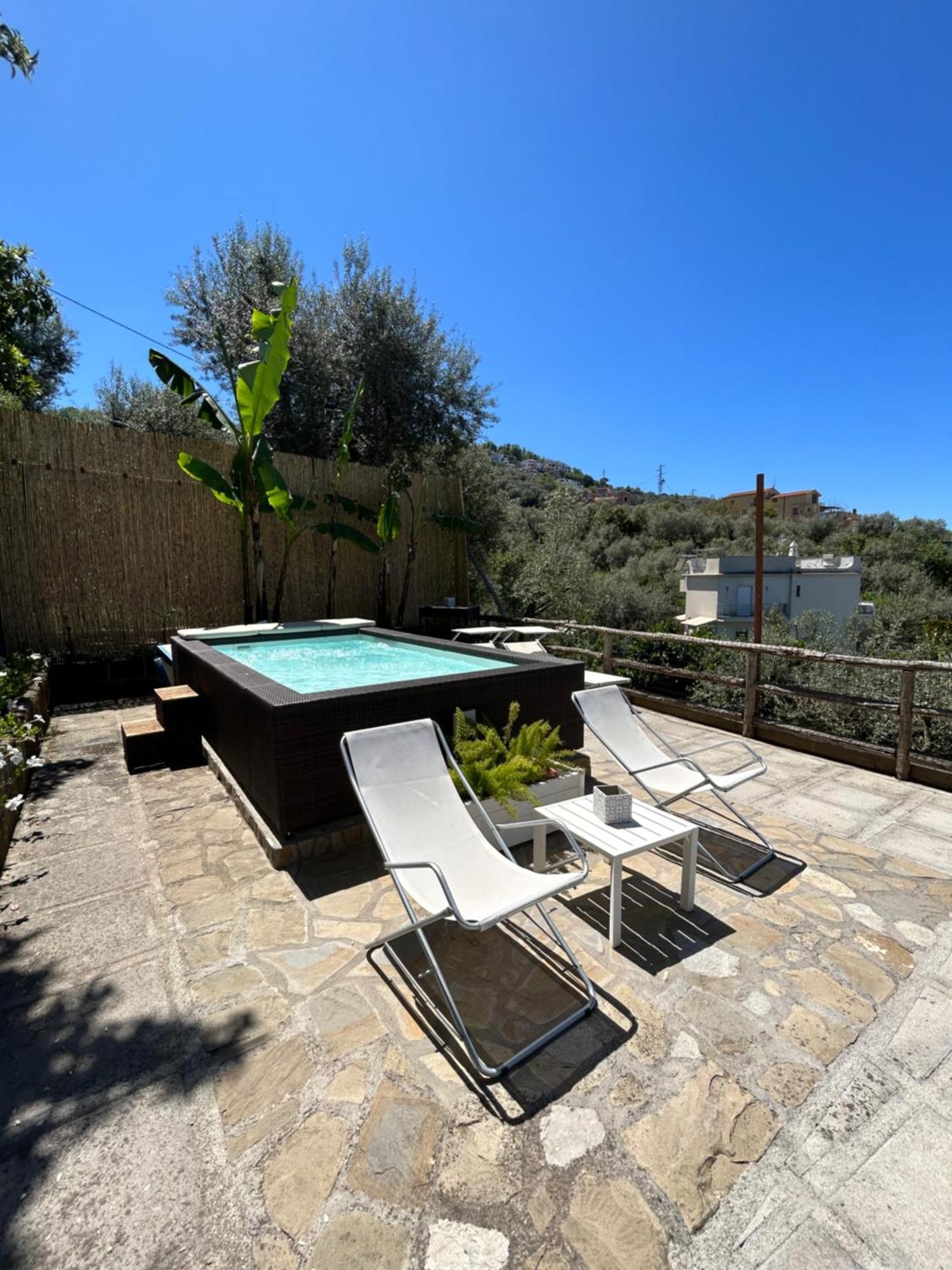 Villa Carolina Sorrento Private Heated Pool And Sea View Exterior photo