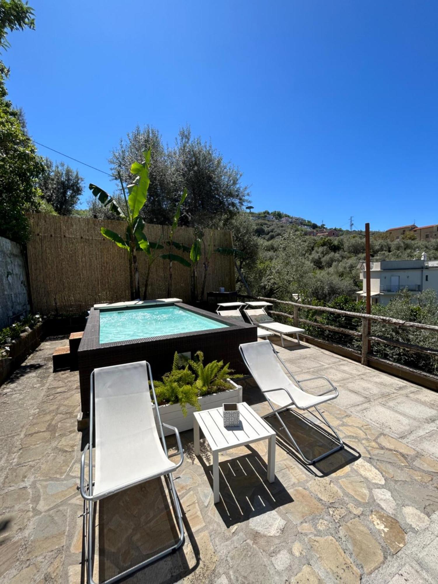 Villa Carolina Sorrento Private Heated Pool And Sea View Exterior photo