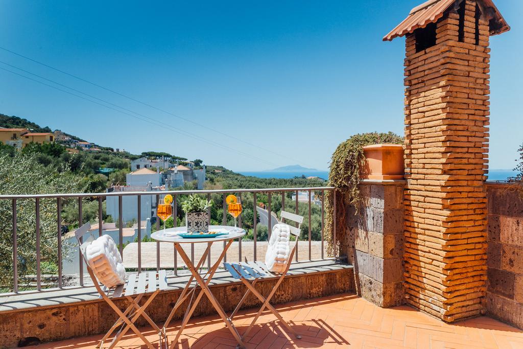 Villa Carolina Sorrento Private Heated Pool And Sea View Exterior photo